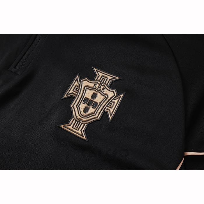 Tuta da Track di Felpa Portogallo Bambino 2026-2027 Nero